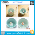 Taza de porcelana elegante superventas con animalito